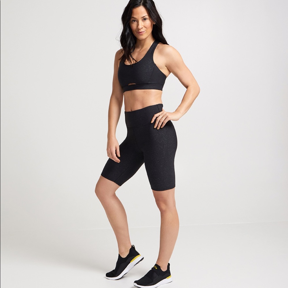 SoulCycle Glitter Biker Short